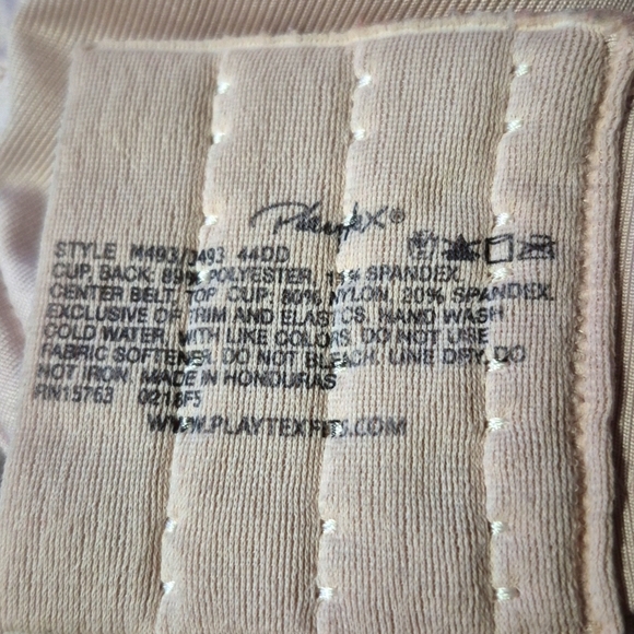 44DD Playtex M493 Breathably Cool Full Cover UW Bra Sandstone Beige - Picture 6 of 6